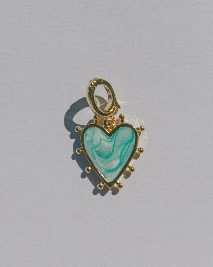Blue Heart Charm