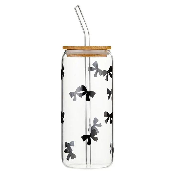 Bow Glass Tumbler - Greige Goods