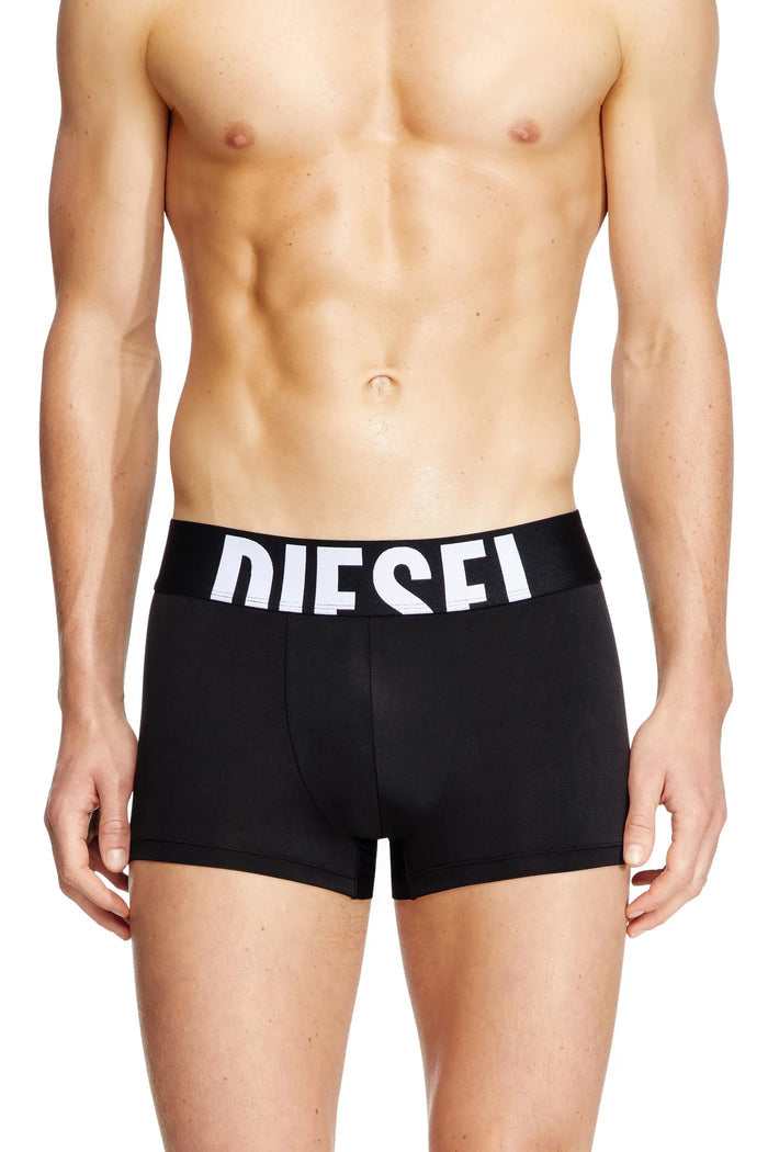 Boxer briefs with cut-off logo