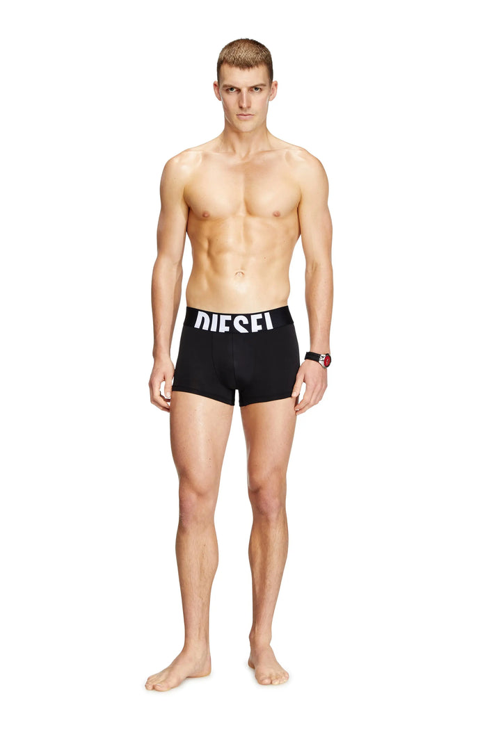 Boxer briefs with cut-off logo