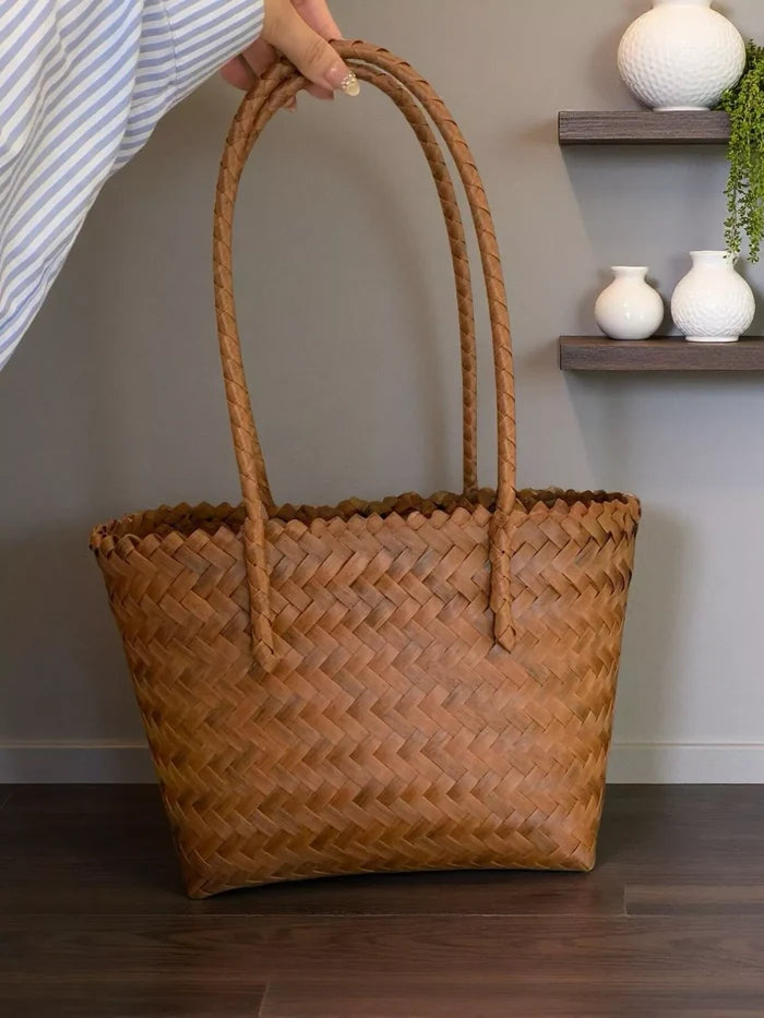 Braided Tote Bag with Handles