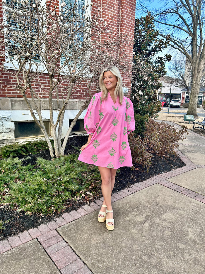 BRENLEY PINK DRESS