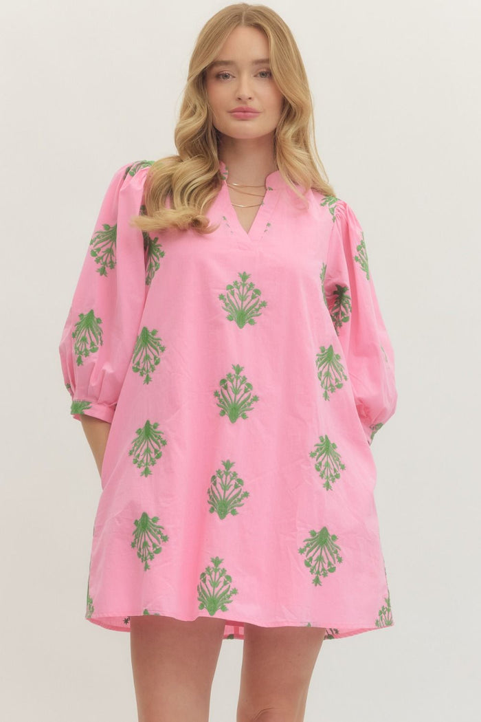 BRENLEY PINK DRESS