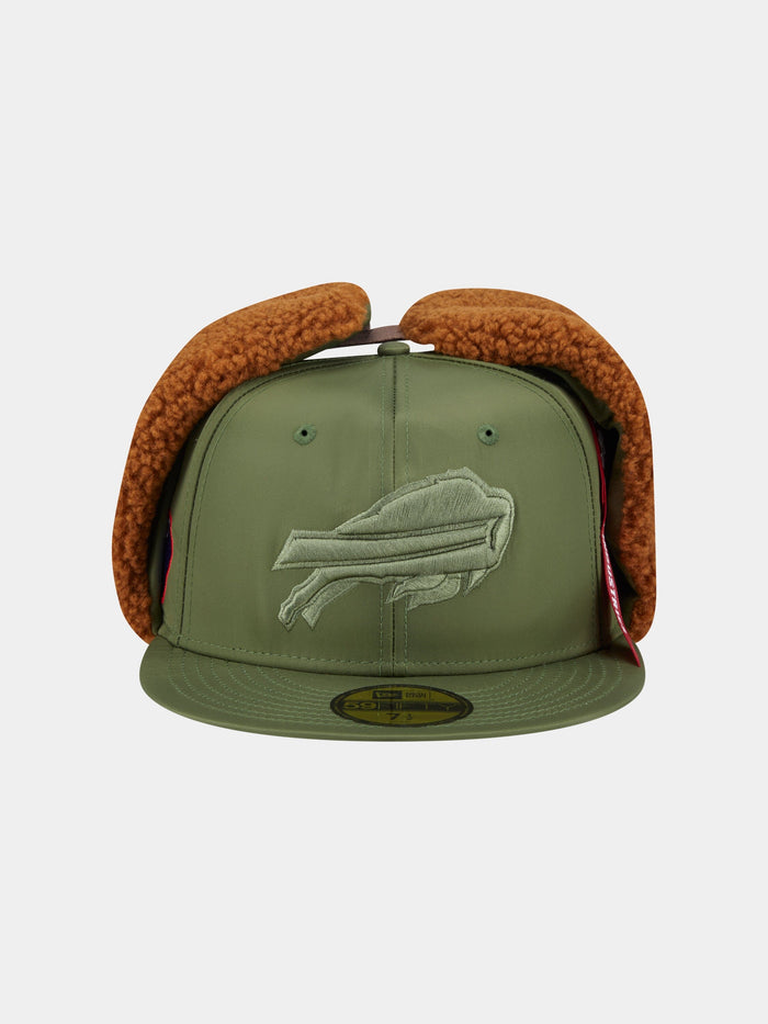 BUFFALO BILLS X ALPHA X NEW ERA 5950 DOG EAR CAP (GREEN) ACCESSORY Alpha Industries