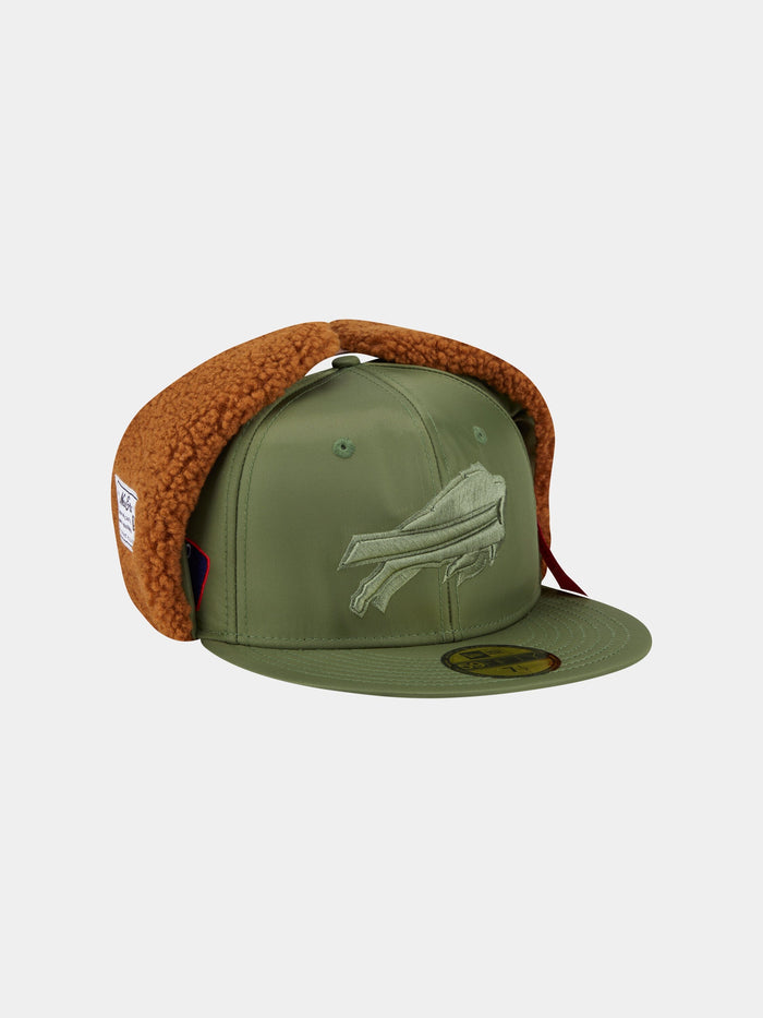 BUFFALO BILLS X ALPHA X NEW ERA 5950 DOG EAR CAP (GREEN) ACCESSORY Alpha Industries