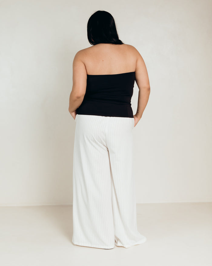 Butter Halter Black - Stretchy & Comfortable Basics - The Lullaby Club