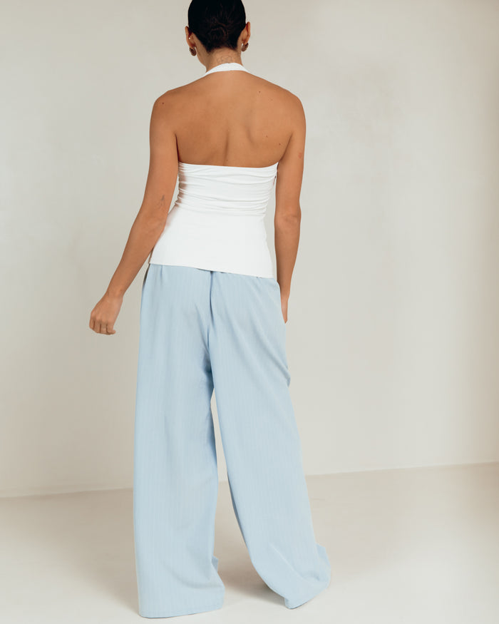Butter Halter in White - Size Inclusive Basics - The Lullaby Club