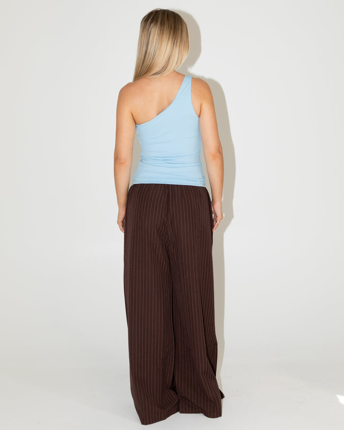 Butter One Shoulder Top | Powder Blue