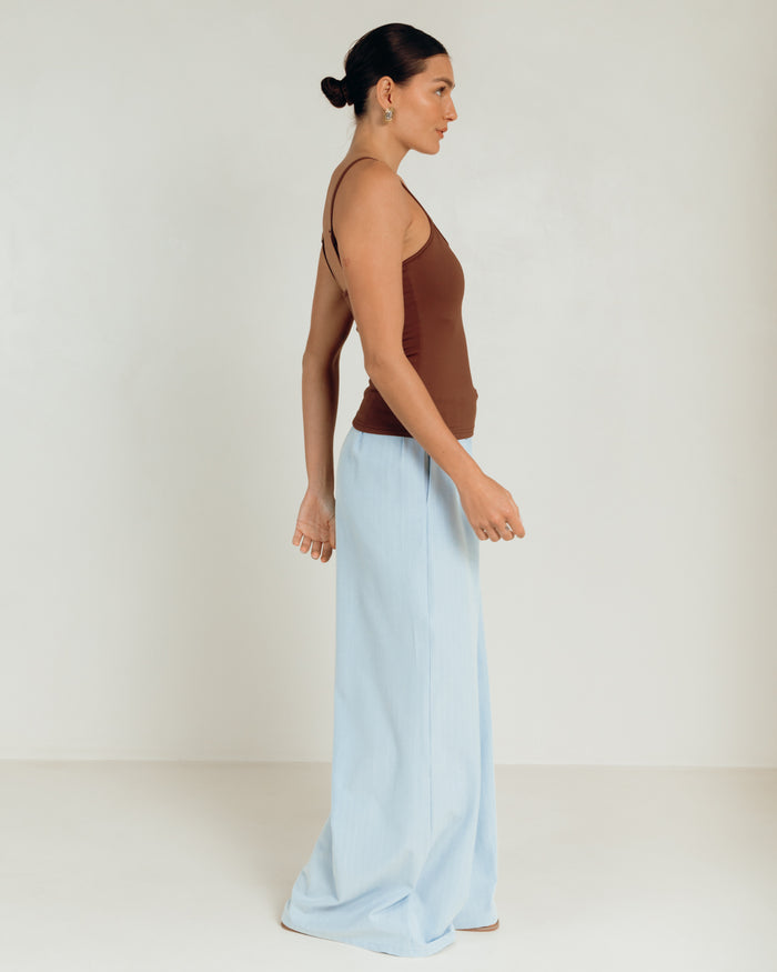Butter Tank in Chocolate - Maternity Friendly Basics - The Lullaby Club