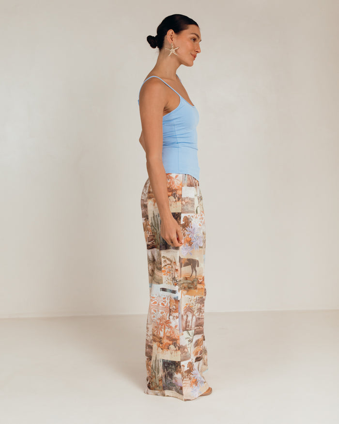 Butter Tank in Blue - Stretchy & Comfortable AU 6-26 - The Lullaby Club