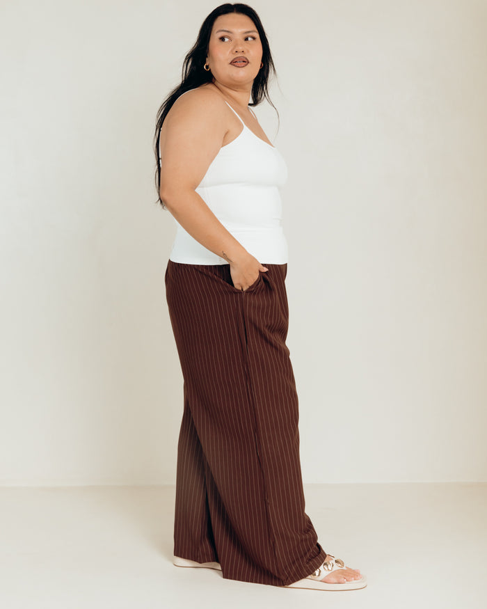 Butter Tank in White - Maternity Friendly Basics - The Lullaby Club