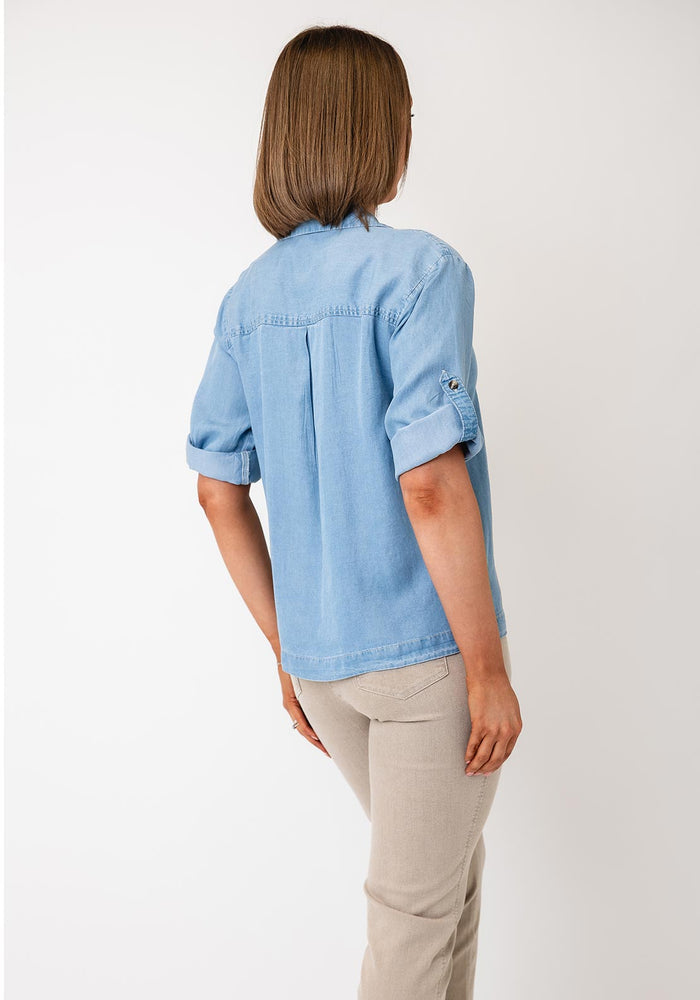 Bykosmo Turn Up Shirt - Greige Goods