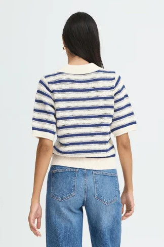 Bymikala Polo Jumper - Greige Goods