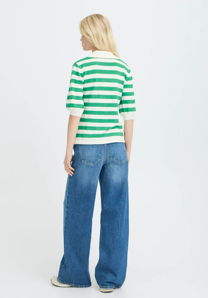 Bymmorla SS Polo - Greige Goods