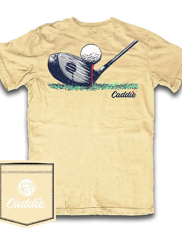 CADDIE LINED UP TEE