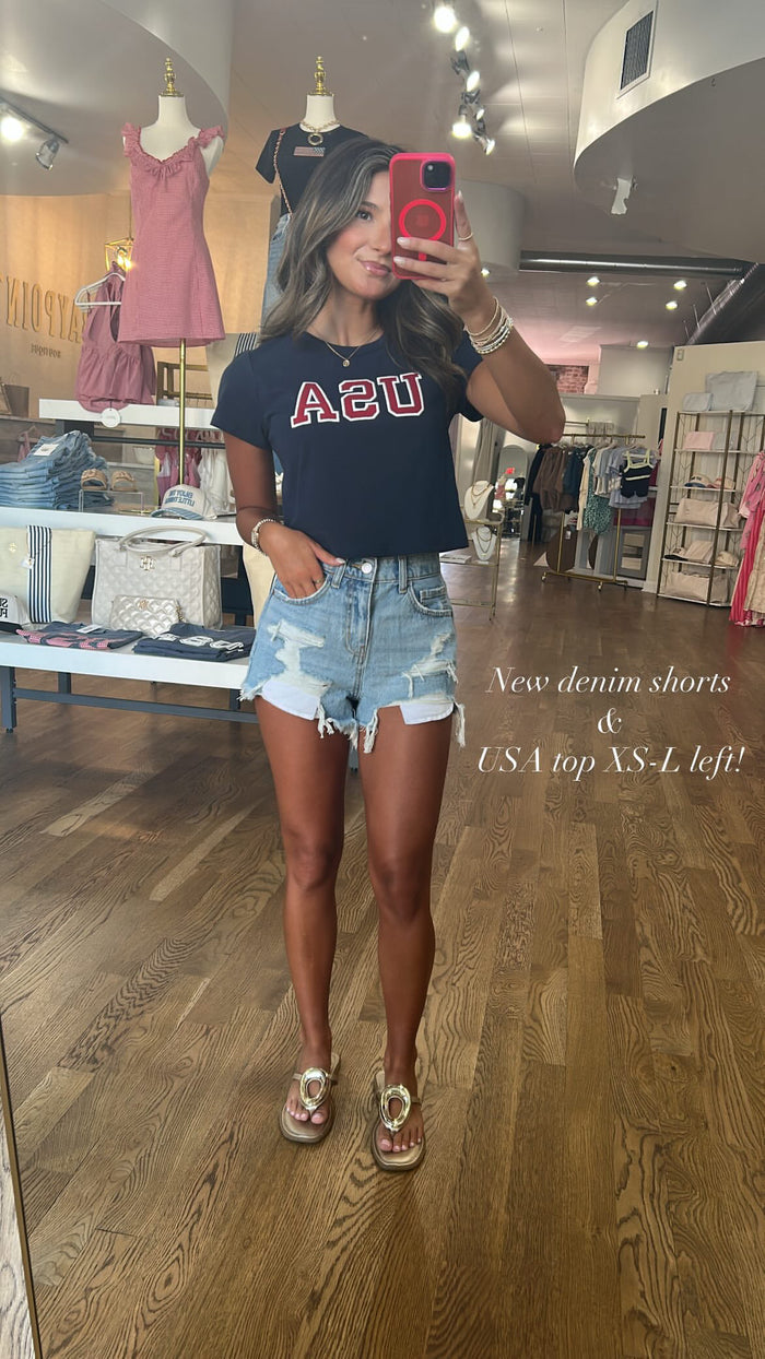 CARLEIGH DENIM SHORTS