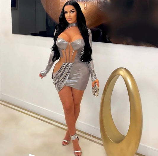 Cassie Caged mini dress - Shop Luxe Life Boutique