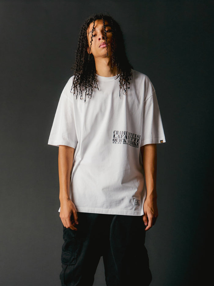 CHADIE X ALPHA SONAR TEE COLLAB Alpha Industries