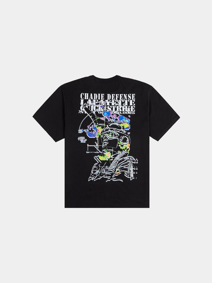 CHADIE X ALPHA SONAR TEE COLLAB Alpha Industries BLACK XS