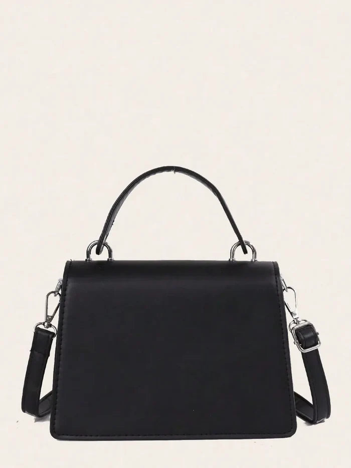 Chain PU Leather Detachable Shoulder Strap Handbag