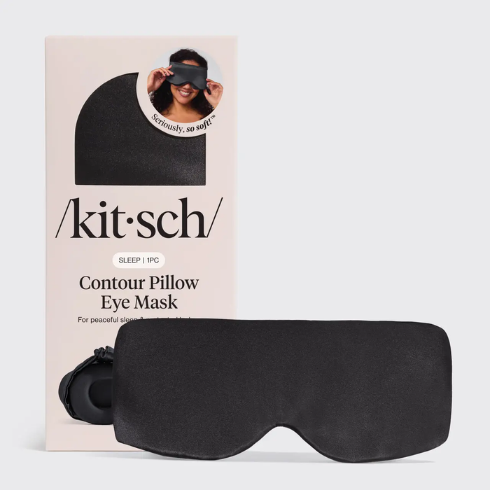 Charcoal Contour Pillow Eye Mask - Greige Goods