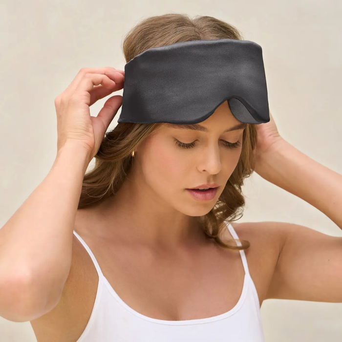 Charcoal Contour Pillow Eye Mask - Greige Goods