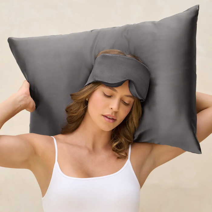 Charcoal Contour Pillow Eye Mask - Greige Goods
