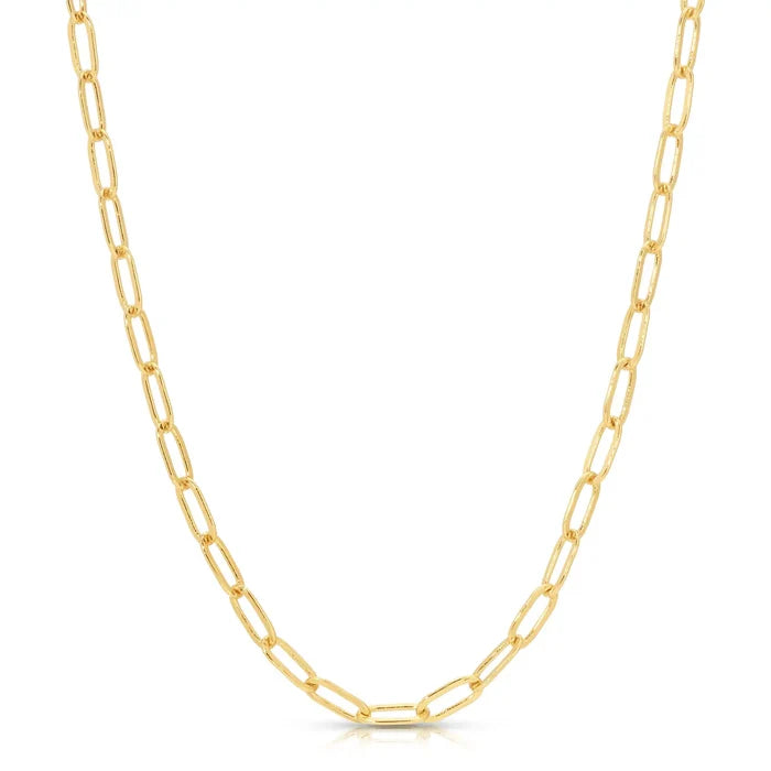 Charm Garden- Gold Paperclip Chain - Greige Goods
