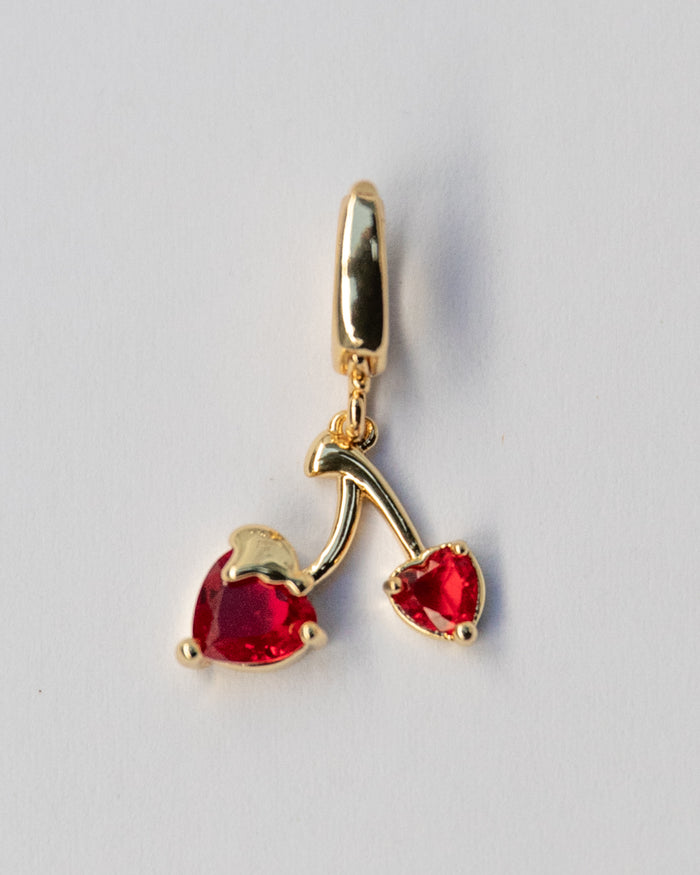Cherry Heart Charm