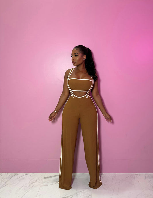 Chestnut Pant Suspender Set