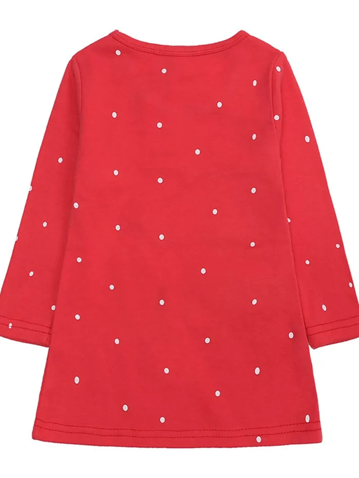 Children's Christmas Santa Long Sleeve Dress
