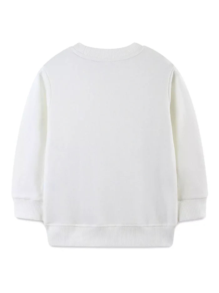 Children's Reindeer Embroidered Sweatshirt