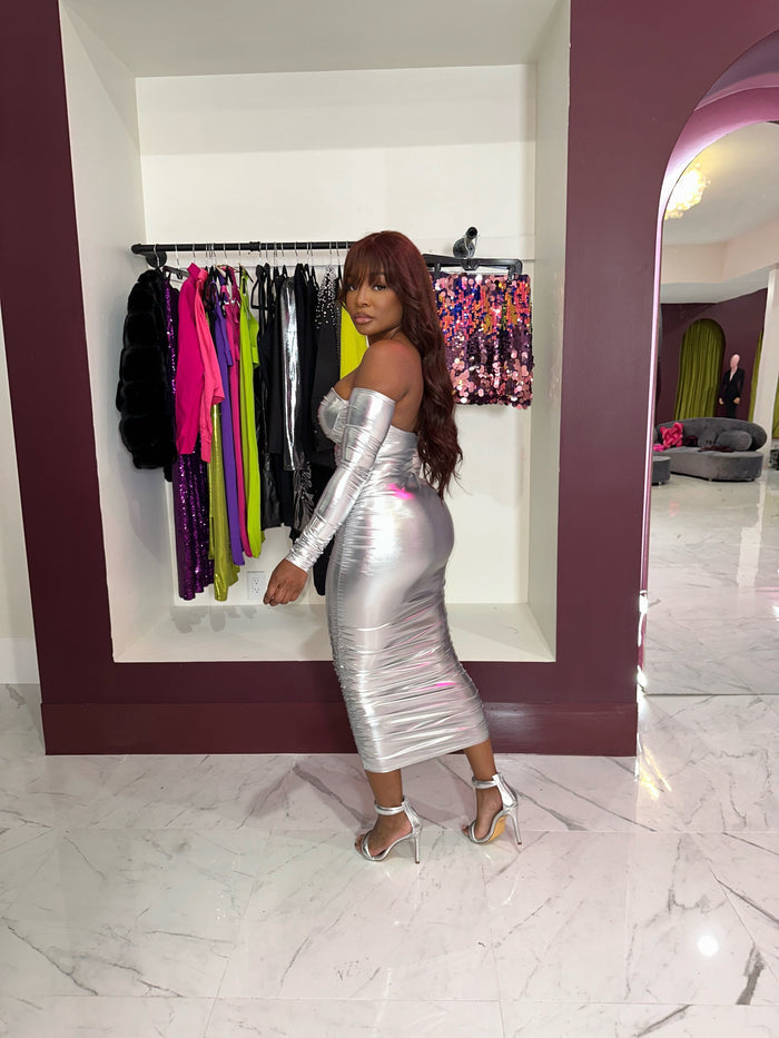 Chrome princess dress
