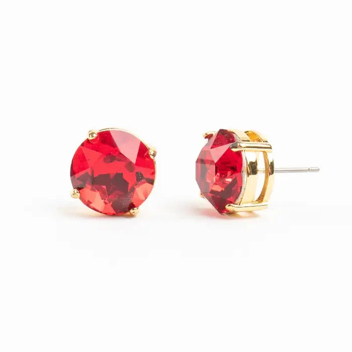 Cleo Crystal Earrings - Greige Goods