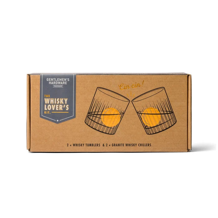 Cocktail Tumblr & Whiskey Stone Set - Greige Goods