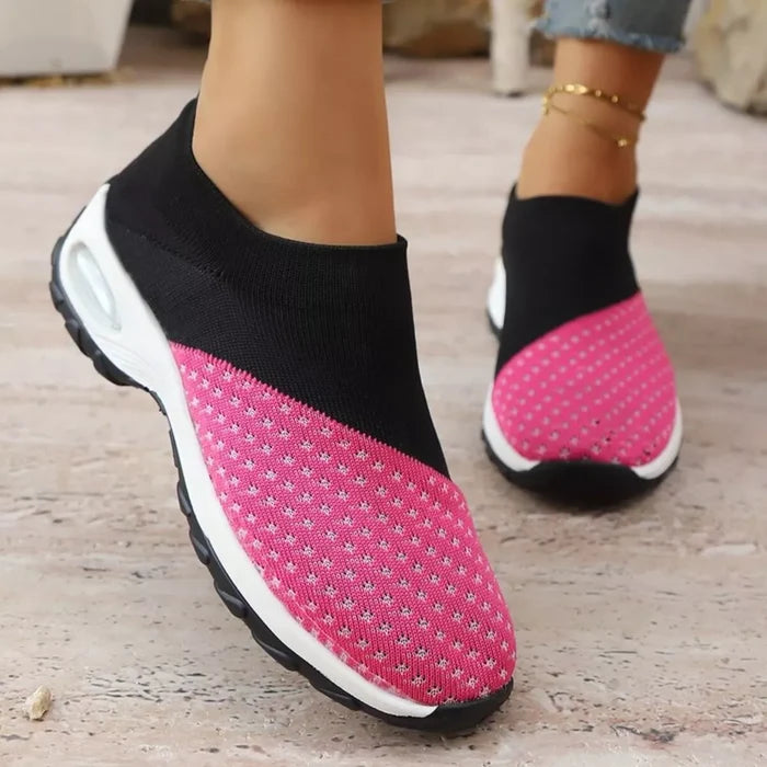 Color Block Mesh Athletic