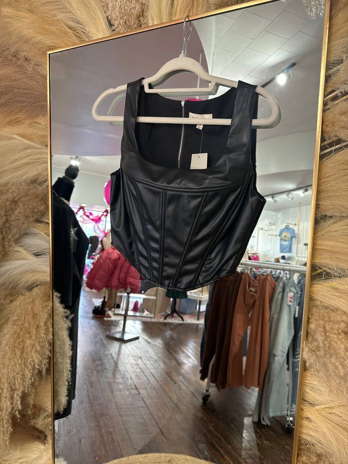 CONCERT LEATHER TOP