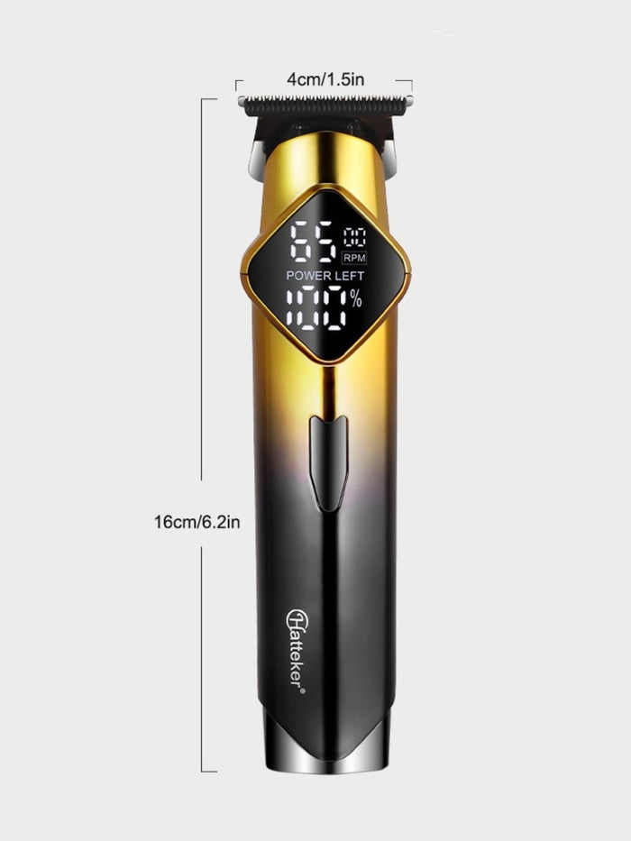 Cordless Hair Clipper with LED Display