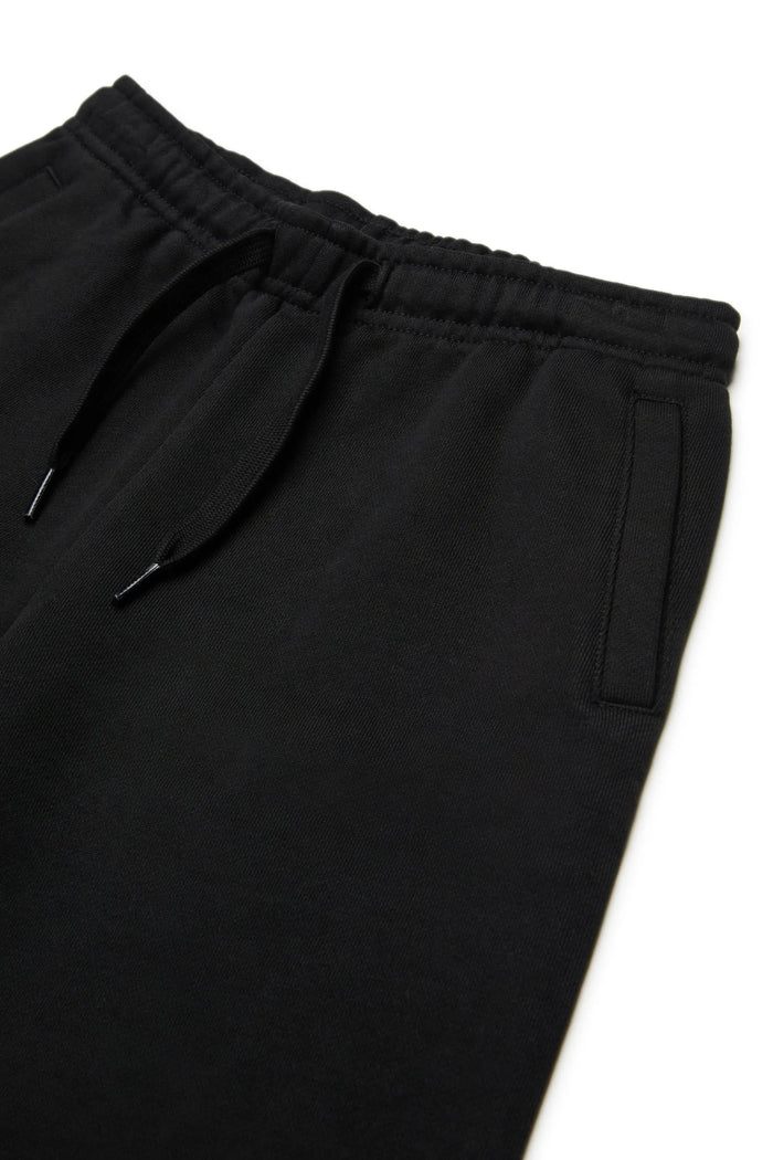Cotton bermudas with maxi print
