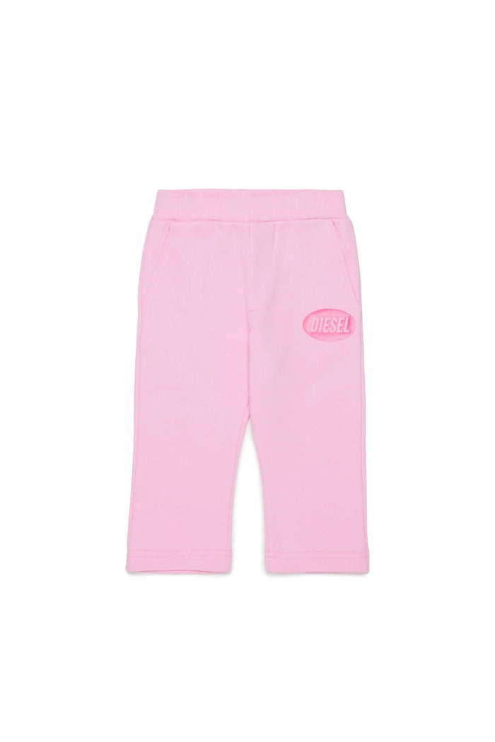 Cotton sweatpants with logo print