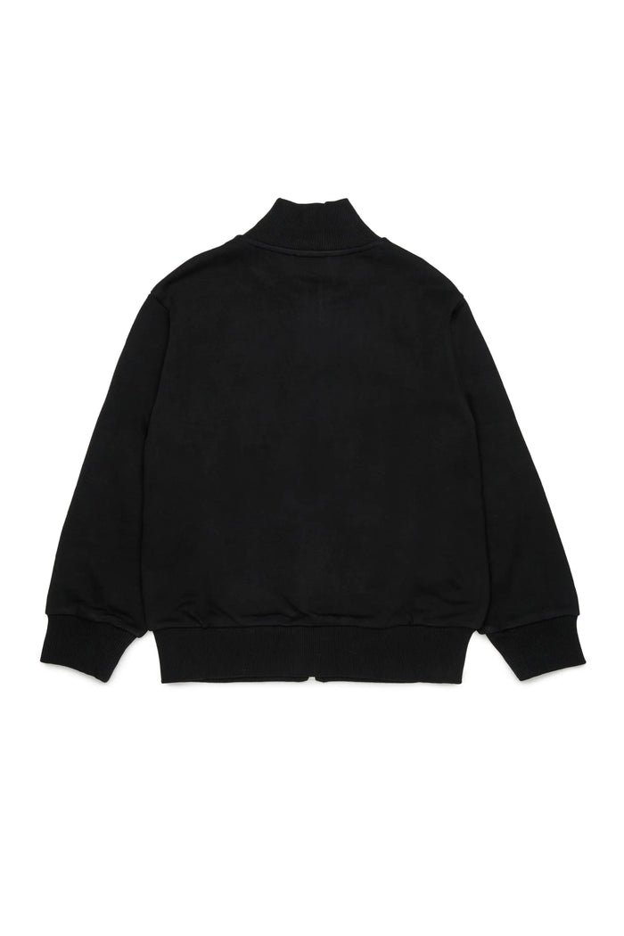 Cotton sweatshirt with logo print