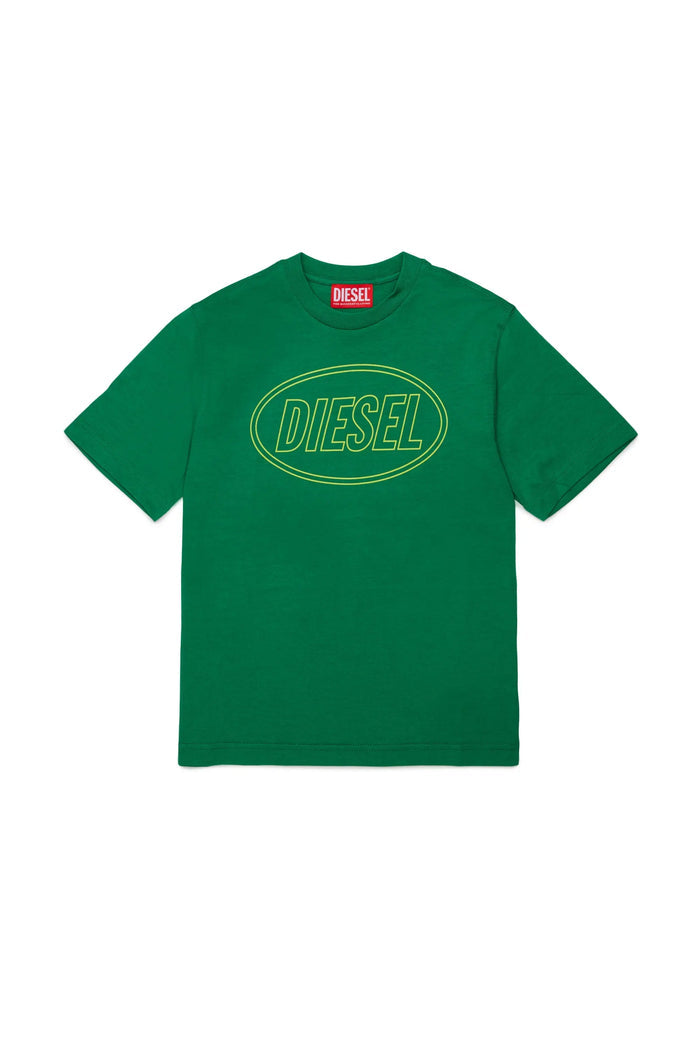 Cotton T-shirt with Diesel print