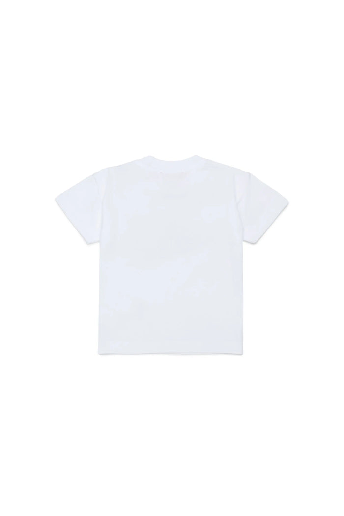 Cotton T-shirt with logo print