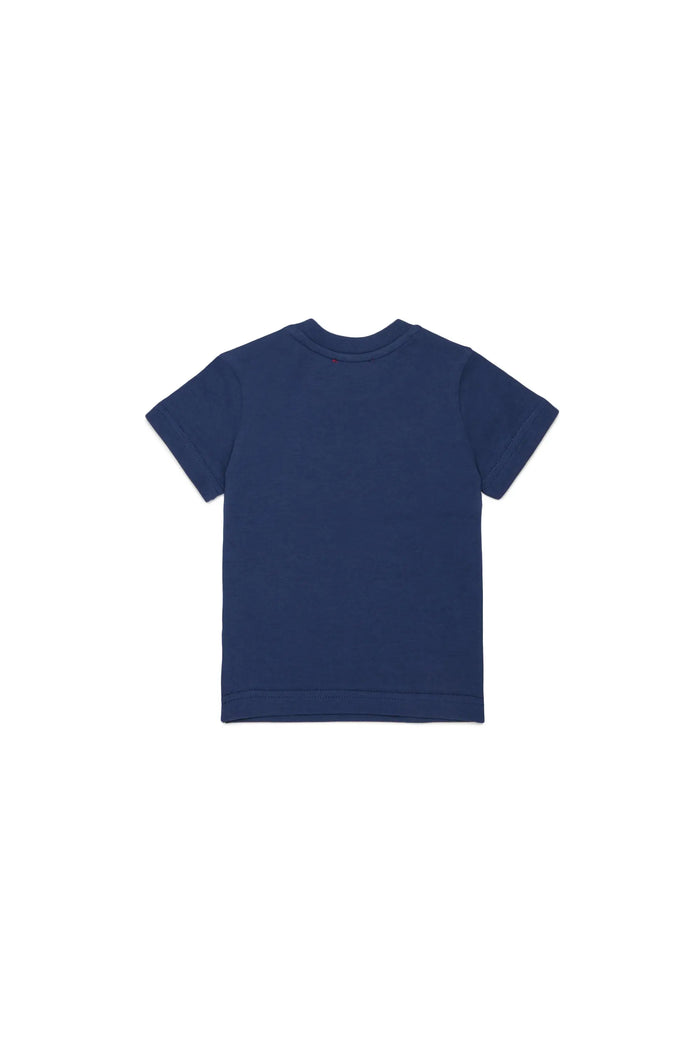 Cotton T-shirt with slogan print