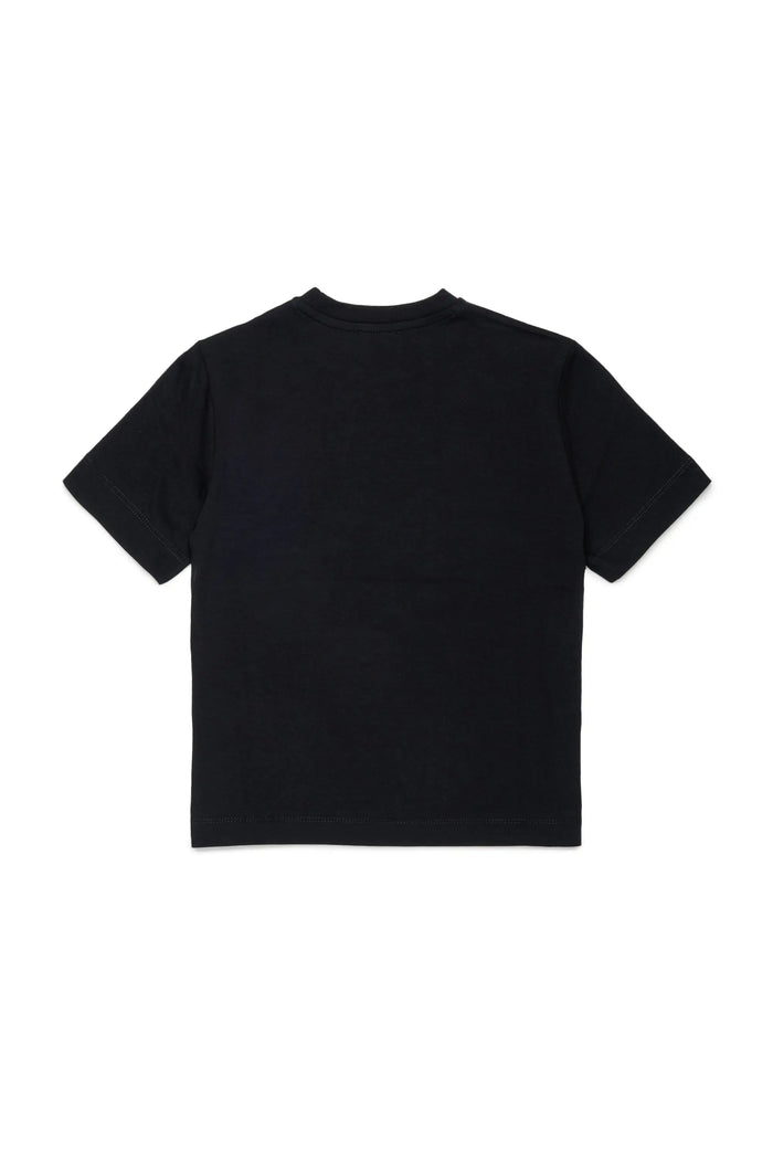 Cotton T-shirt with whimsical logo print