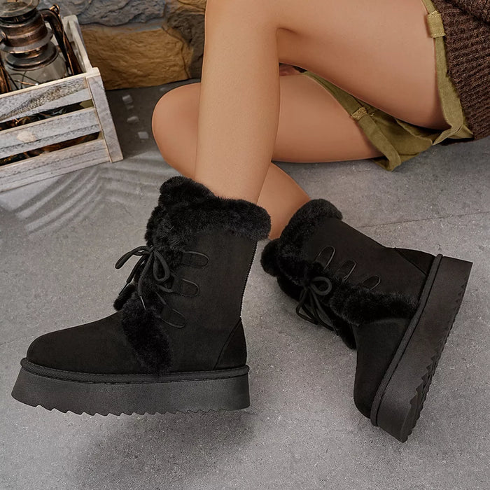 Cozy Lift Platform Boots