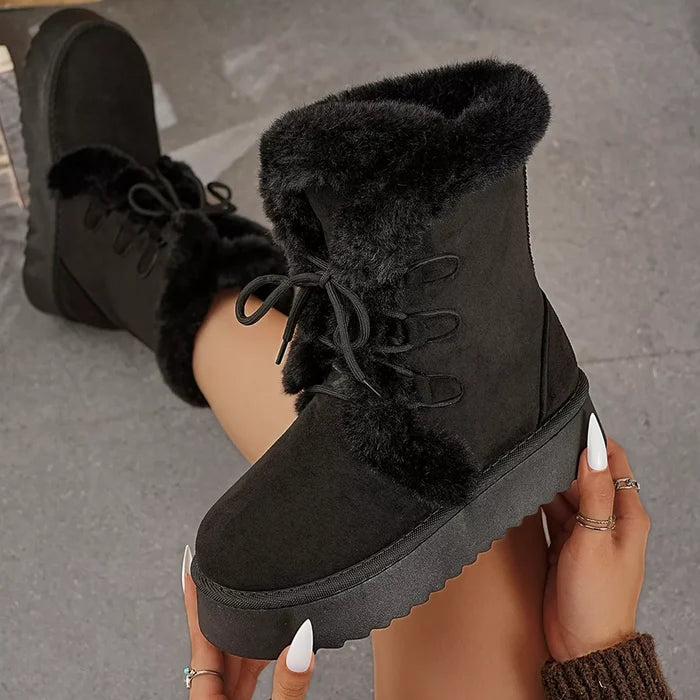 Cozy Lift Platform Boots