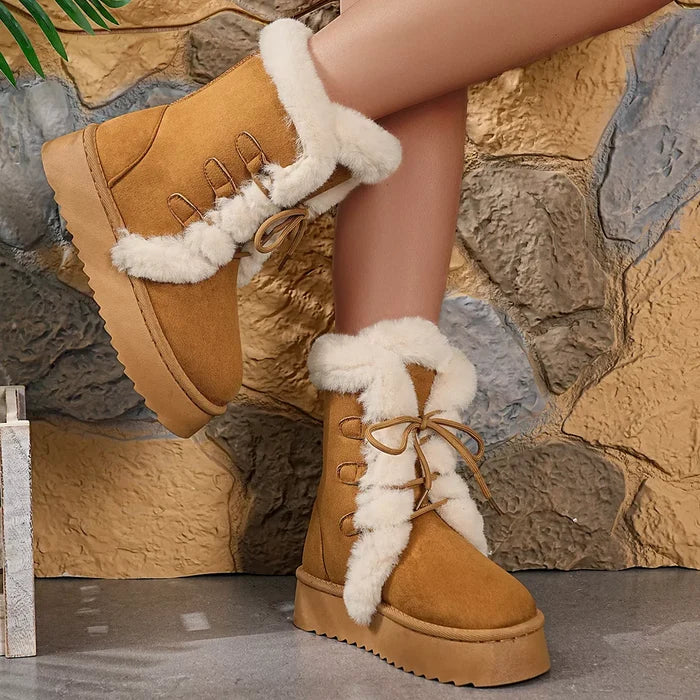 Cozy Lift Platform Boots
