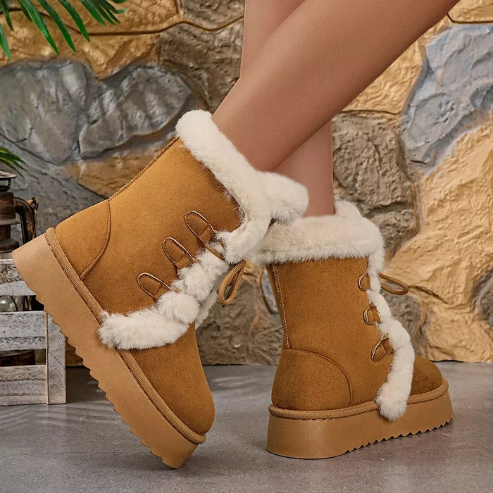 Cozy Lift Platform Boots