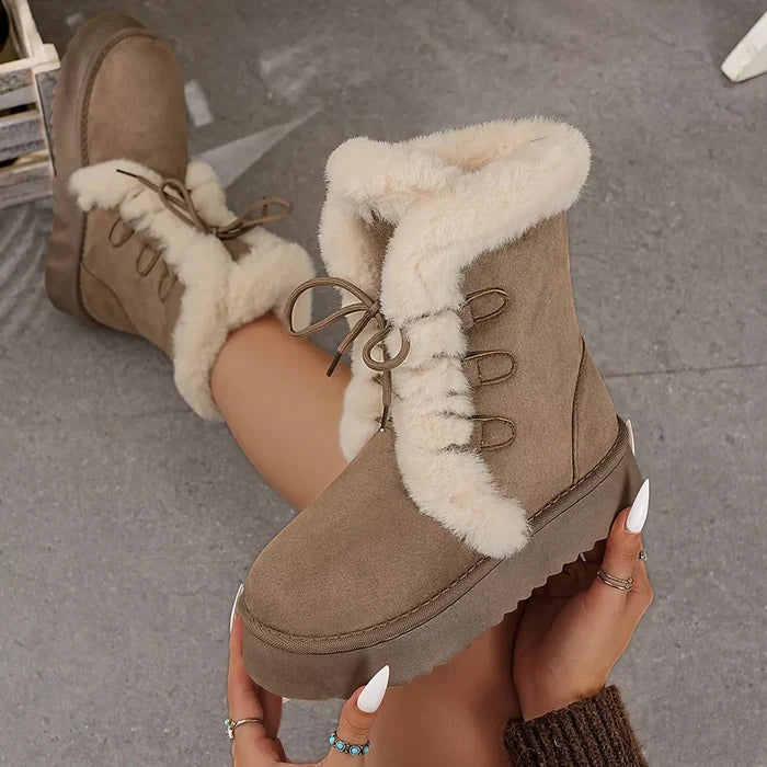 Cozy Lift Platform Boots